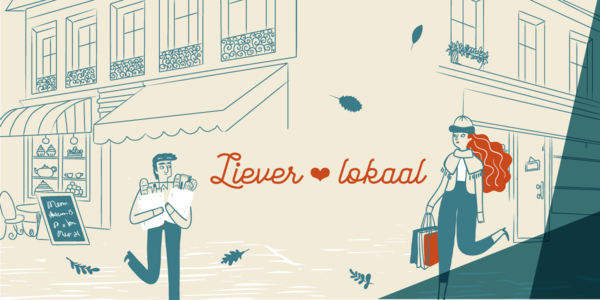 Campagnebeeld Liever Lokaal eindejaarsactie